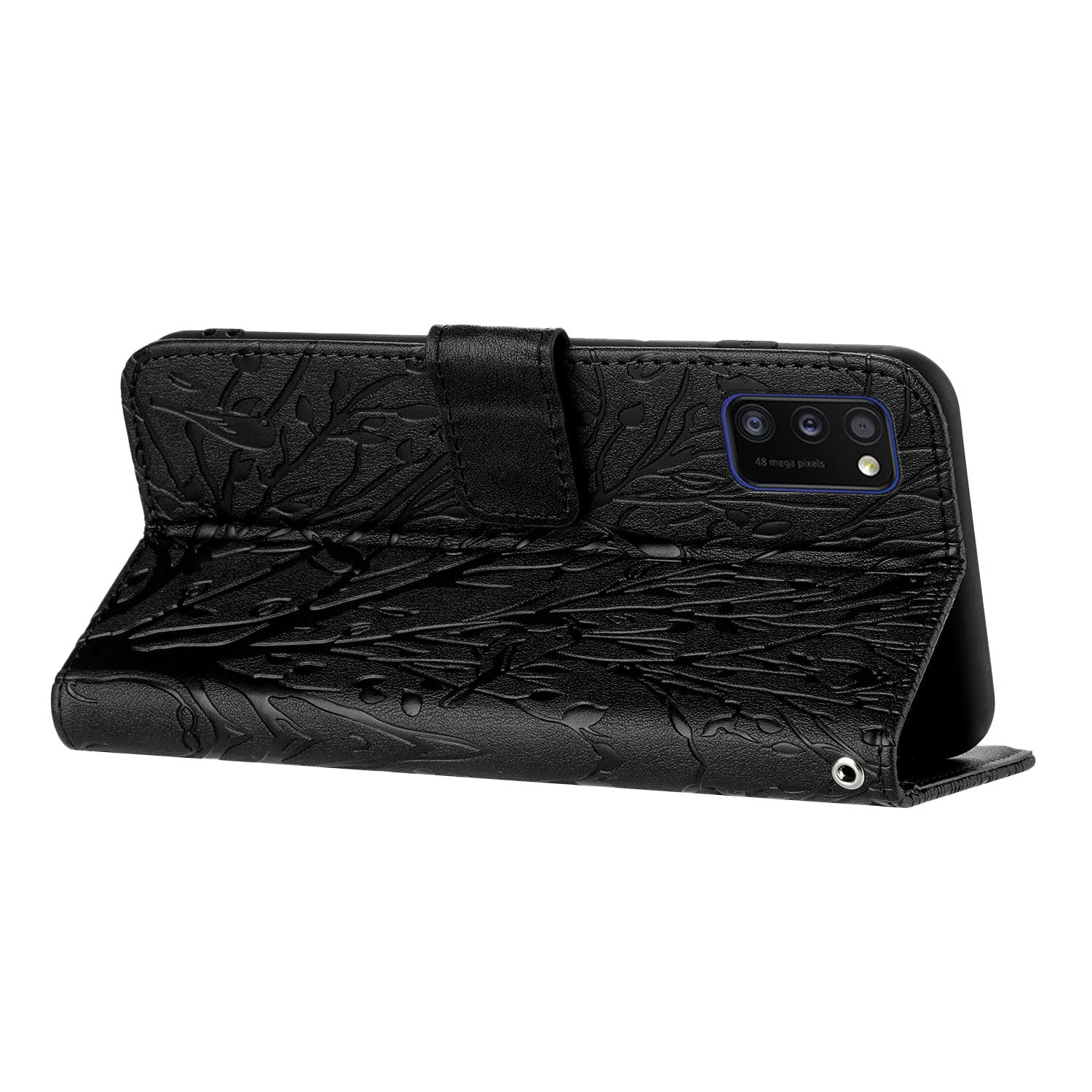 Til Samsung Galaxy A41 (global version) etui Pung Beskyttende telefoncover med stativ Til Samsung Galaxy A41 (global version) etui Pung Beskyttende telefoncover med stativ